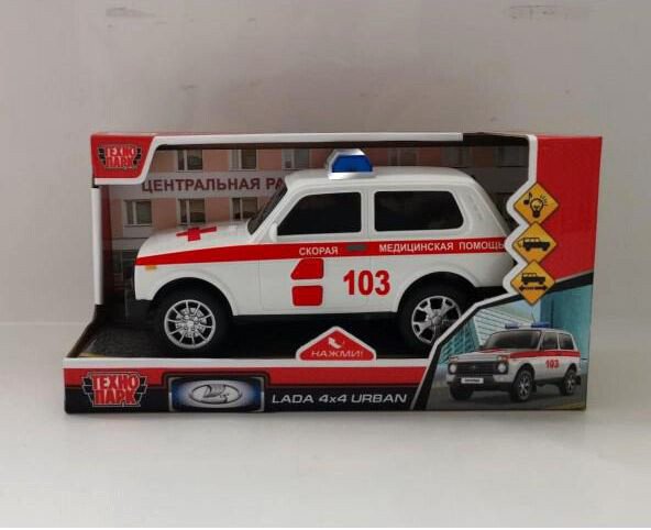

Легковой автомобиль Технопарк Lada 4x4 Urban Полиция URBANBLACK-20PLAMB-WH