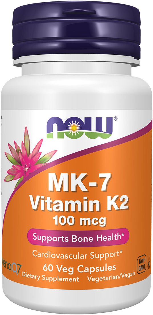 Витамин Now Foods MK-7 Vitamin K-2 100 mcg (60 капсул)
