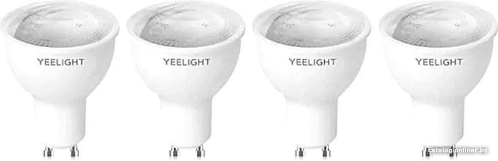 Умная лампочка Yeelight Smart Bulb W1 YGYC0120005WTEU GU10 4.8 Вт (4 шт)