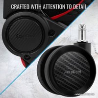 Игровое (геймерское) кресло AeroCool Crown Leatherette (черный/синий)