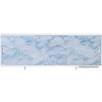 Фронтальный экран под ванну Alavann Оптима 170 (серо-синий мрамор)