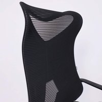 Офисное кресло AksHome Abraham (ткань/сетка, черный)