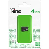 Карта памяти Mirex microSDHC 13612-MC10SD04 4GB