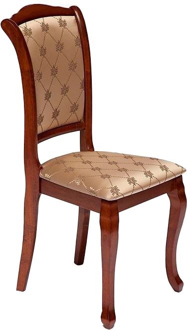 

Стул TetChair Geneva (дерево гевея/MAF Brown/ткань золотистые цветы)