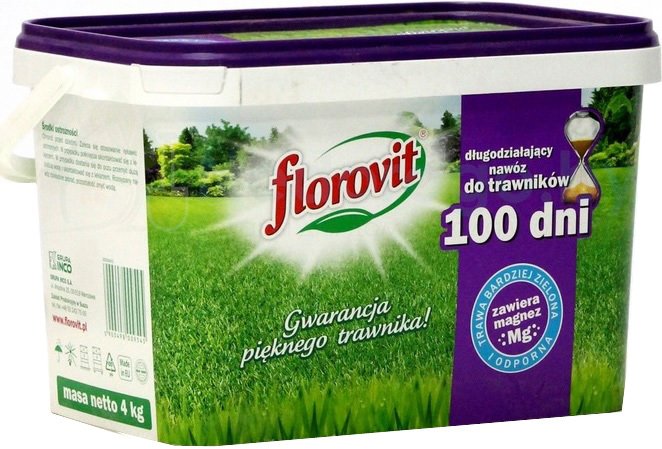

Удобрение Florovit Длительного действия для газона 100 дней (4 кг, ведро)