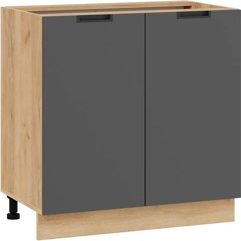 

Шкаф напольный Трия Гренада с двумя дверями 1Н8 (дуб крафт золотой/холст вулкан)