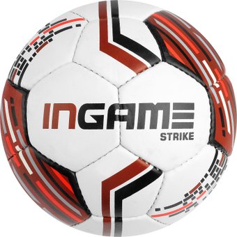Футбольный мяч Ingame Strike 2020 (5 размер, белый/красный)
