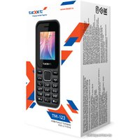 Кнопочный телефон TeXet TM-123 (черный)