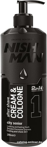 Nishman 01 After Shave Cream Cologne City Senior 2 in 1 (200 мл)