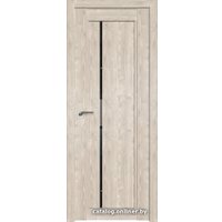 Межкомнатная дверь ProfilDoors 2.70XN L 80x200 (каштан светлый, стекло дождь черный)