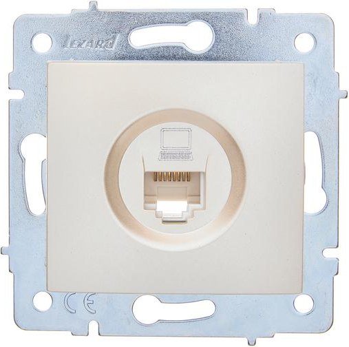 

Розетка компьютерная Lezard Asti 7081-3088-139 (жемчужно-белый перламутр)