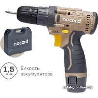 Дрель-шуруповерт Nocord NCD-12.2.15.C (с 2-мя АКБ, кейс)
