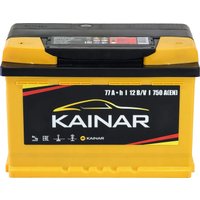 Автомобильный аккумулятор Kainar L (77 А·ч) + Бесплатная диагностика подвески или -30% на замену масла