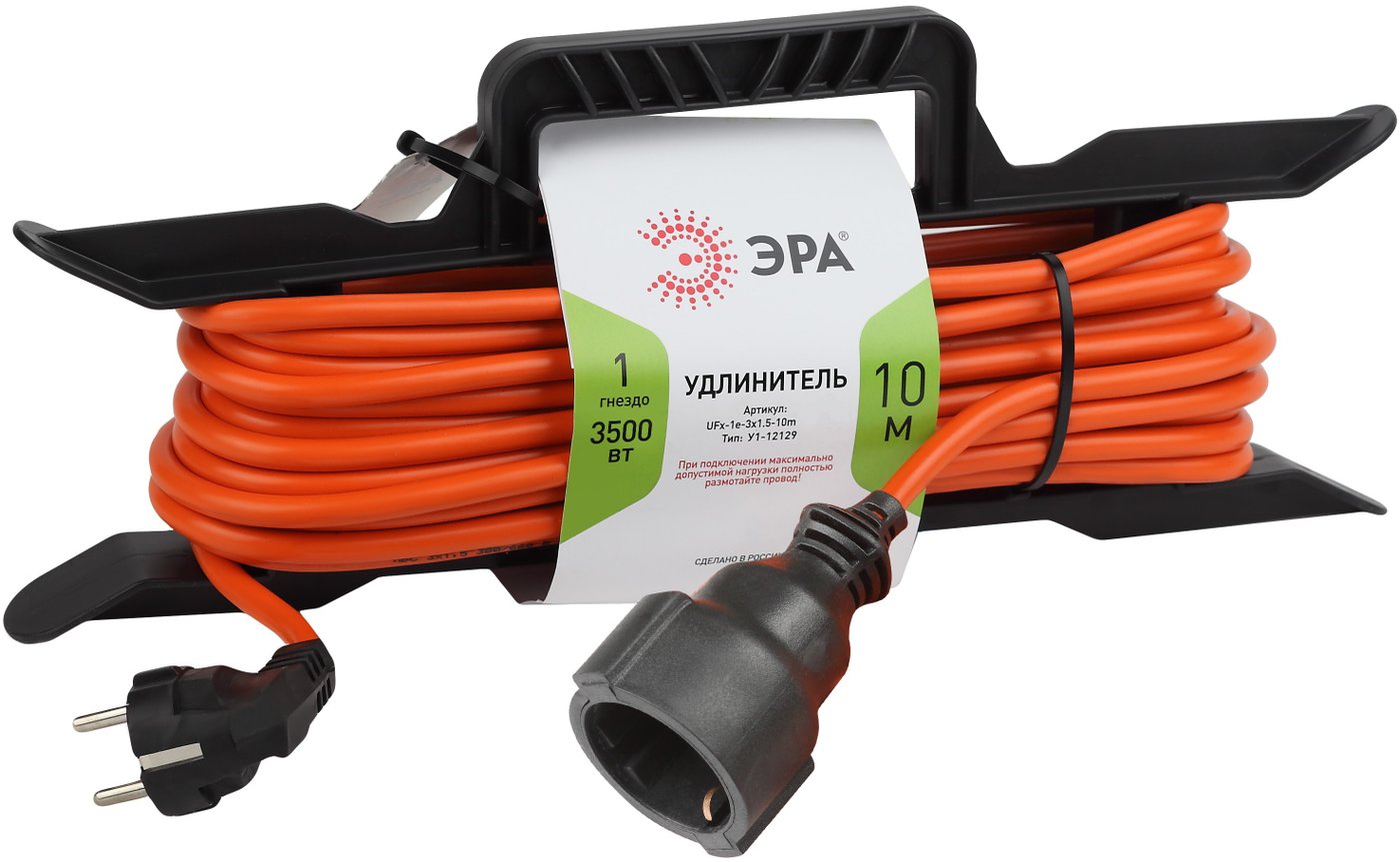 

Удлинитель ЭРА UFx-1e-3x1.5-10m Б0046828