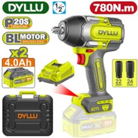 Гайковерт Dyllu DTCD1B78 (с 2-мя АКБ, кейс)