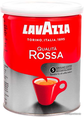 Lavazza Qualita Rossa молотый в банке 250 г