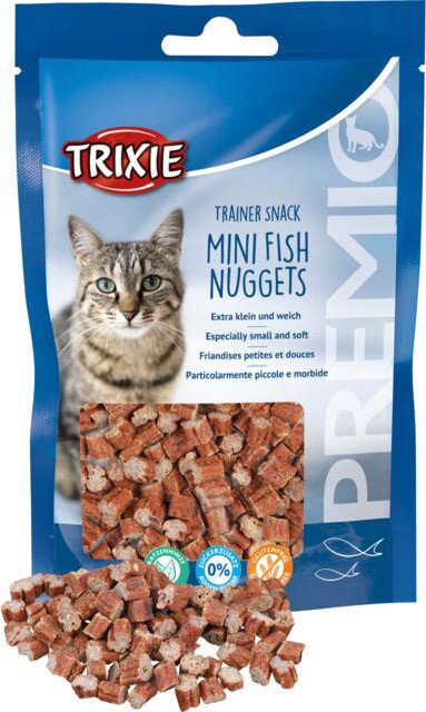 

Лакомство для кошек Trixie PREMIO Mini Fish Nuggets (рыбные мини-наггетсы) 50 г