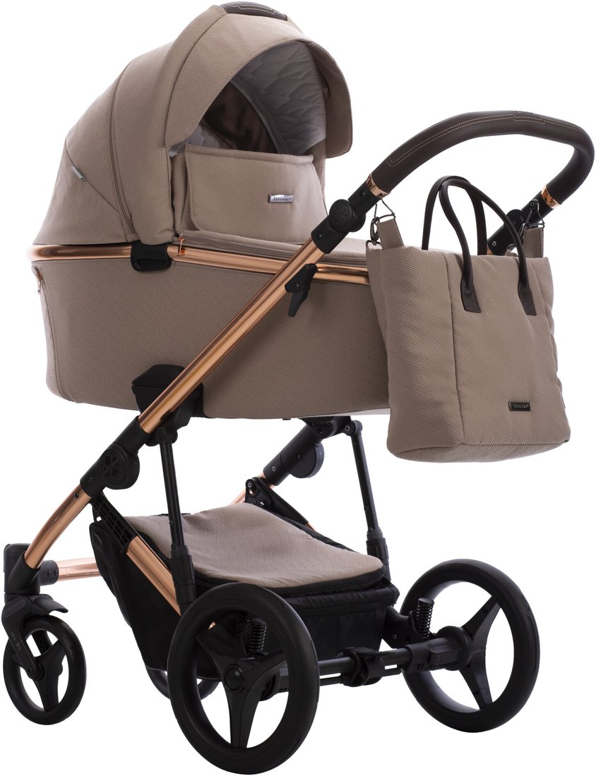 

Универсальная коляска BEBETTO Loren Premium Class Stella (3 в 1, Stella 04/бежевый)