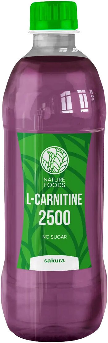 L-карнитин Nature Foods L-Carnitine 2500 mg (сакура, 500мл)