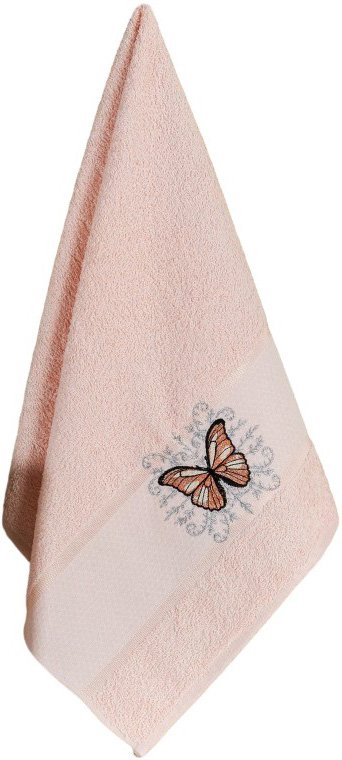 

Полотенце Merzuka Kontes 50x90 11960 (в коробке,пудровый)