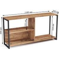 Тумба Mio Tesoro Codi Loft (дуб золотой крафт/черный)