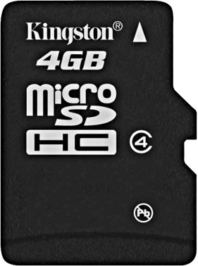 

Карта памяти Kingston microSDHC 4 Гб (SDC4/4GBSP)