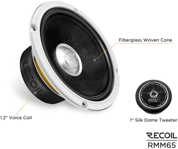 

Компонентная АС Recoil White RMM-65 Comp