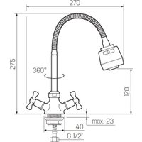 Смеситель РМС SL138-279F