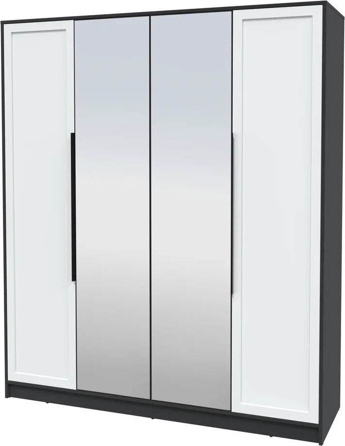 

Шкаф распашной Интерлиния Концепт Тренд КТ-Ш4(з) (антрацит/белый)