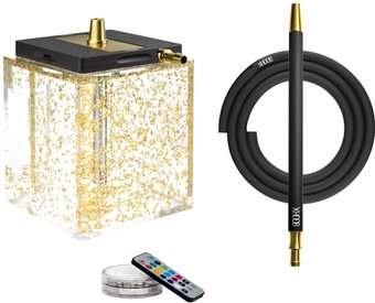 Мини-кальян Hoob Atom C (золотистый/черный)