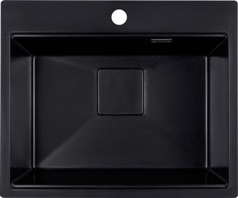 Кухонная мойка Marblan Comfort 60 (оникс, с сифоном и колландером)