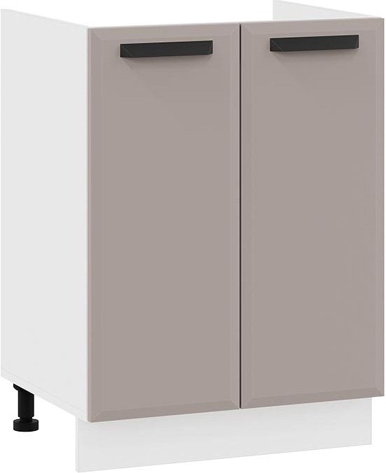 

Шкаф напольный Трия Тиана 1Н6М (белый/мокко супермат)