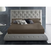 Простыня Primavelle 140х200 сатин Luxe на резинке 114311405-crL06 (какао)