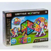 Магнитный конструктор Play Smart Цветные магниты 2430