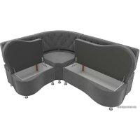 Угловой диван Лига диванов Вегас 105173 (левый, серый)