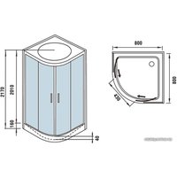 Душевая кабина WeltWasser WW500 Werra 802