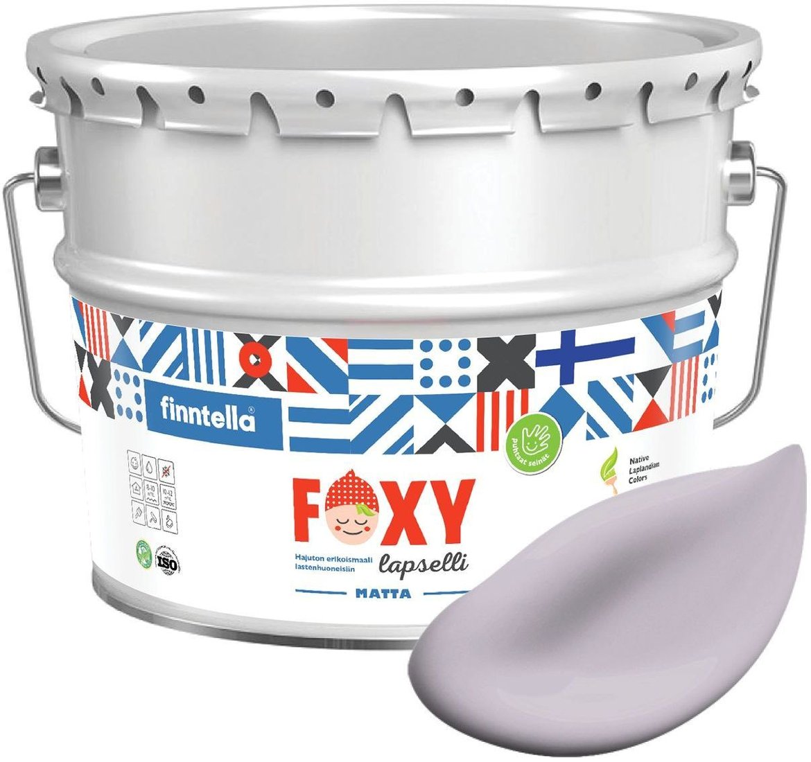 

Краска Finntella Foxy Lapselli Matte Paperi F-50-1-9-FL237 9 л (сиреневый)