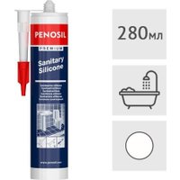 Герметик Penosil Premium Sanitary Silicone санитарный белый 280 мл в Гродно