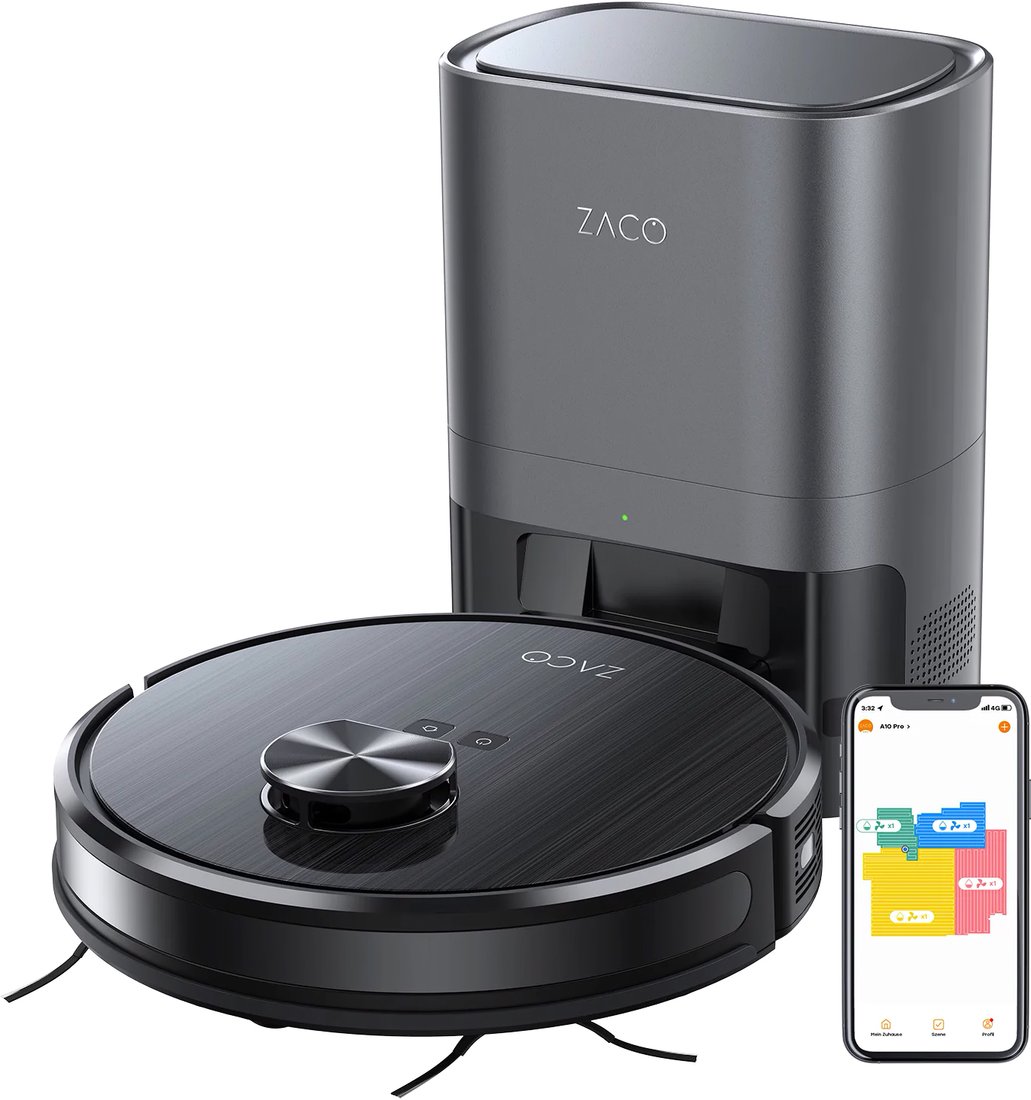 

Робот-пылесос Zaco A10 Pro (черный)