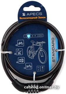 Тросовый велосипедный замок Apecs PD-82-65CM-CODE