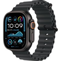 Умные часы Apple Watch Ultra 2 LTE 49 мм (титановый корпус, черный/черный, ремешок из эластомера)