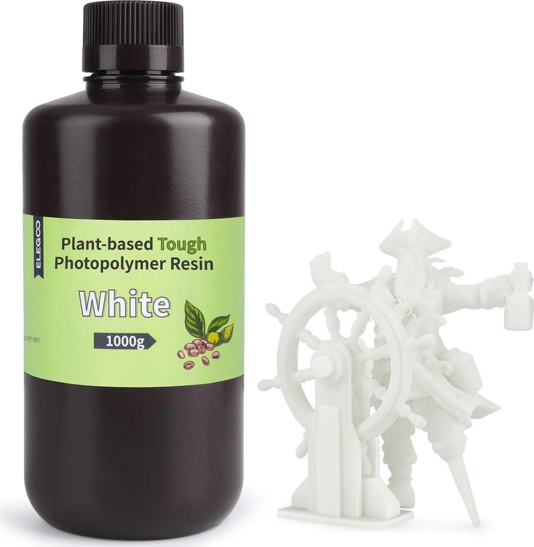 Фотополимер Elegoo PlantBased 1кг (белый)