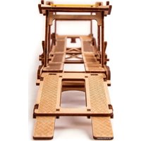 3Д-пазл Wood Trick Прицеп-автовоз с военным кабриоджипом 1234-18