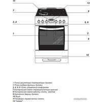 Кухонная плита Hansa FCCW69209
