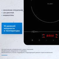 Настольная плита ZUGEL ZEHF280B