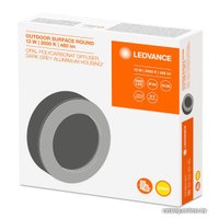 Уличный настенный светильник Ledvance LS Outdoor Surface RD LED 13W/3000K GY