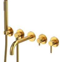 Смеситель Whitecross Y Y1240GLB (брашированное золото)