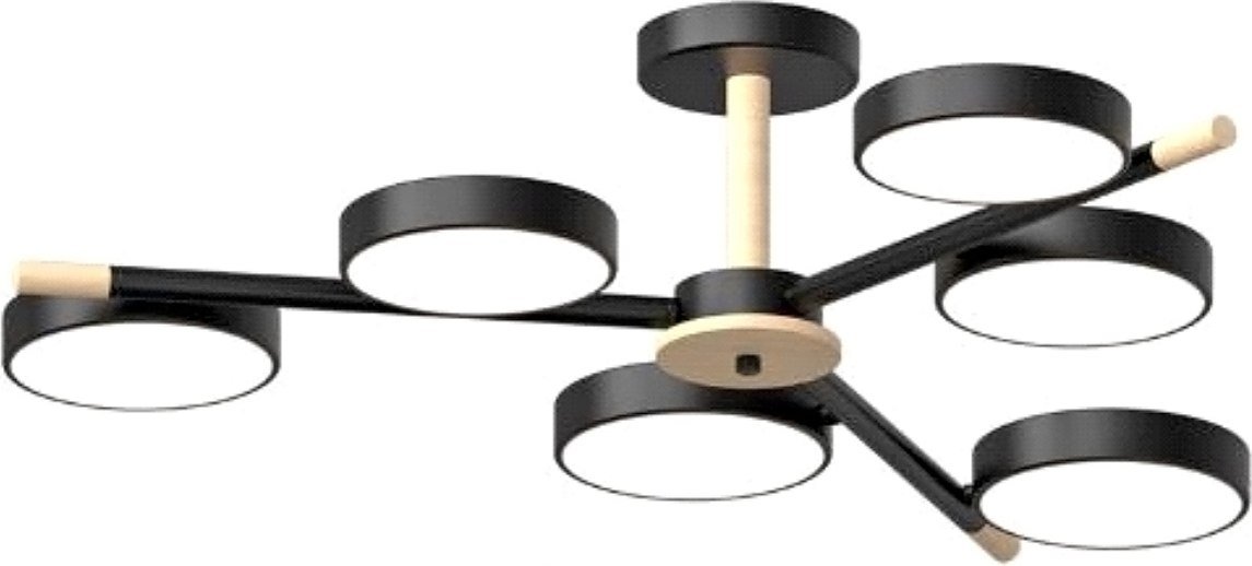 

Люстра средней высоты LED4U L3208-800 BK