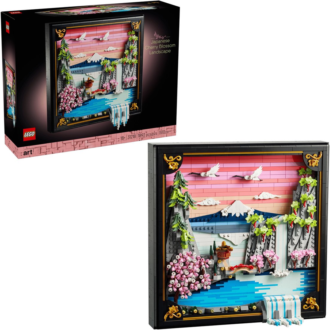 Конструктор LEGO Art 31218 Японский пейзаж с сакурой