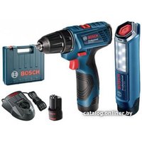 Дрель-шуруповерт Bosch GSR 120-LI Professional 06019F7005 (с 2-мя АКБ, кейс)